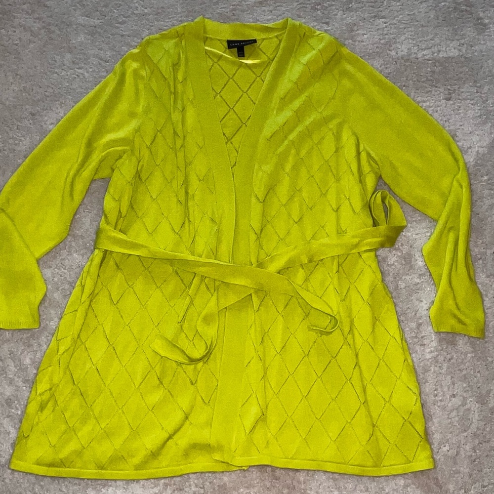 Lane Bryant belted cardigan, 18/20